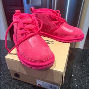 NEW UGG Bright Pink Boots Size 7
